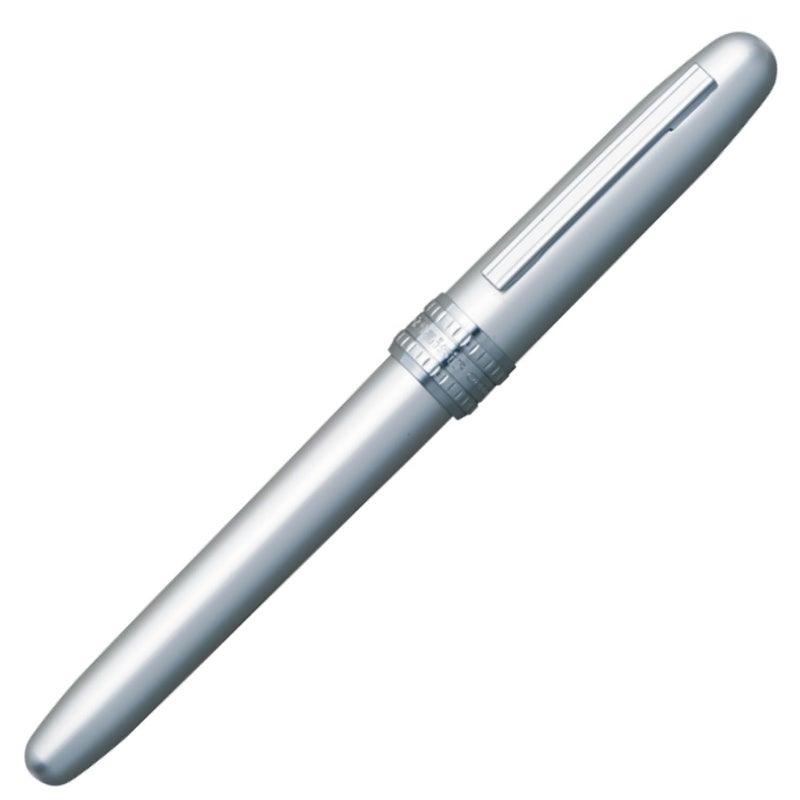 Platinum Fountain Pen, Plaisir Medium Nib, Ice White (PGB-1000B-#3-M) - Image 2